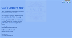 Desktop Screenshot of galiscouturewigs.com